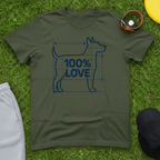 100% Love Blueprint Tee (Dog)