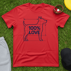 100% Love Blueprint Tee (Dog)