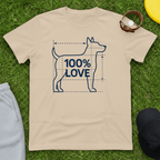 100% Love Blueprint Tee (Dog)