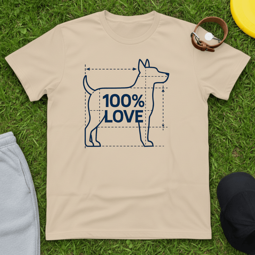 100% Love Blueprint Tee (Dog)