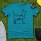 100% Love Blueprint Tee (Dog)
