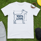 100% Love Blueprint Tee (Dog)