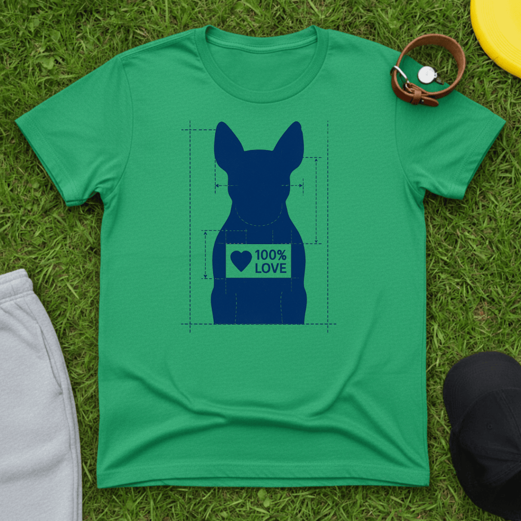 100% Love Blueprint Tee (Frenchie)