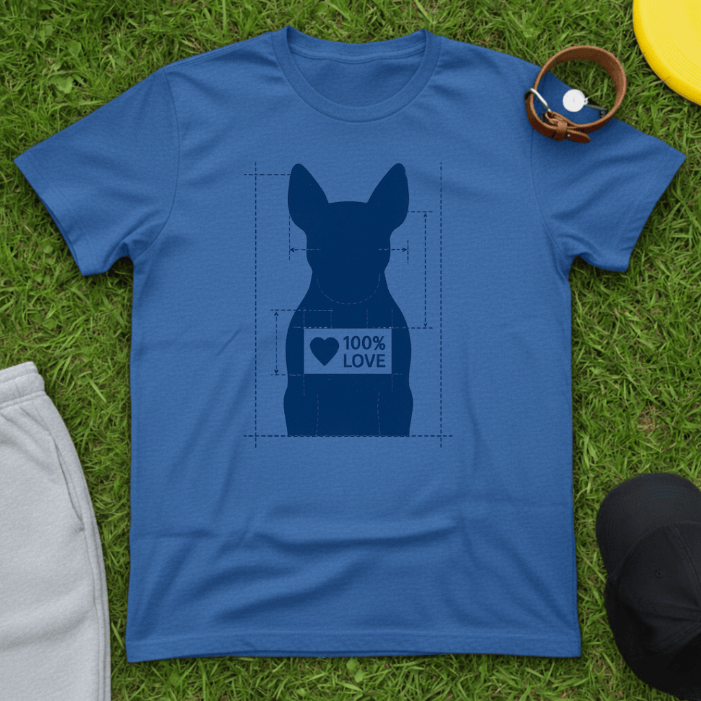 100% Love Blueprint Tee (Frenchie)