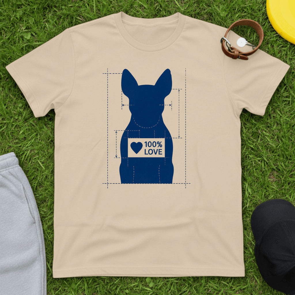 100% Love Blueprint Tee (Frenchie)