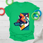 Abstract Dog & Cat Art Tee