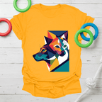 Abstract Dog & Cat Art Tee