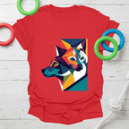 Abstract Dog & Cat Art Tee