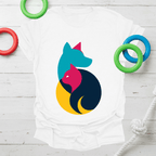 Yin Yang Dog & Cat Tee