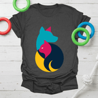 Yin Yang Dog & Cat Tee