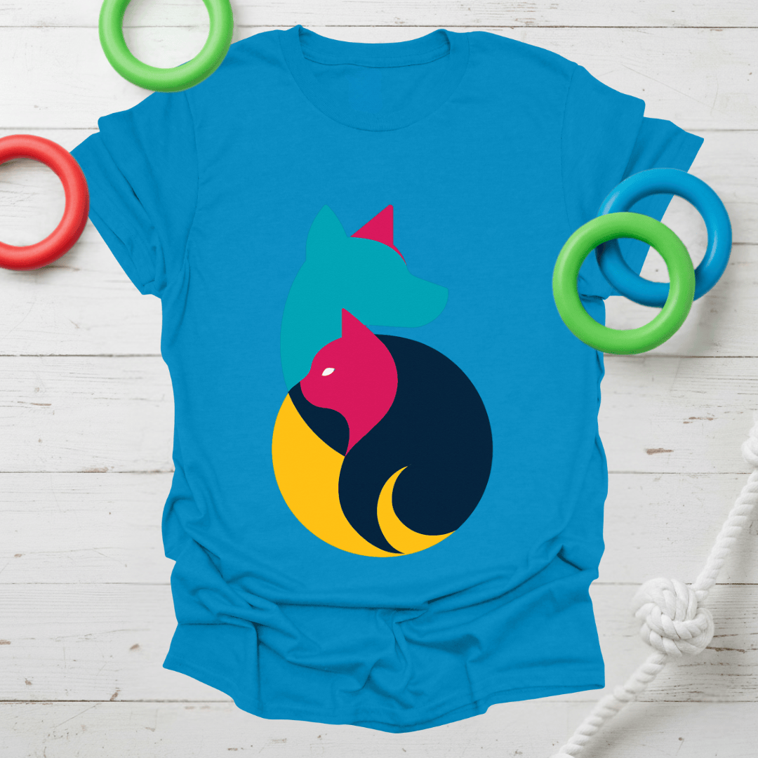 Yin Yang Dog & Cat Tee