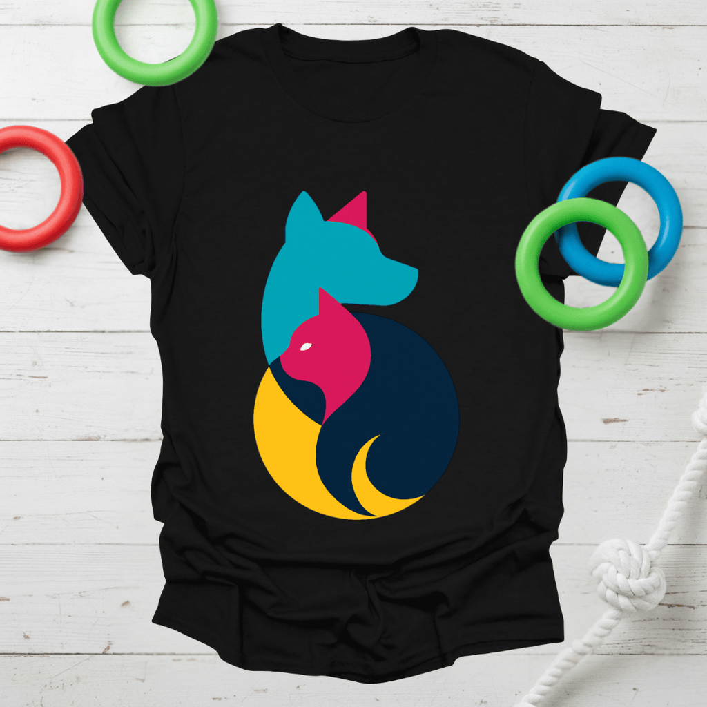 Yin Yang Dog & Cat Tee