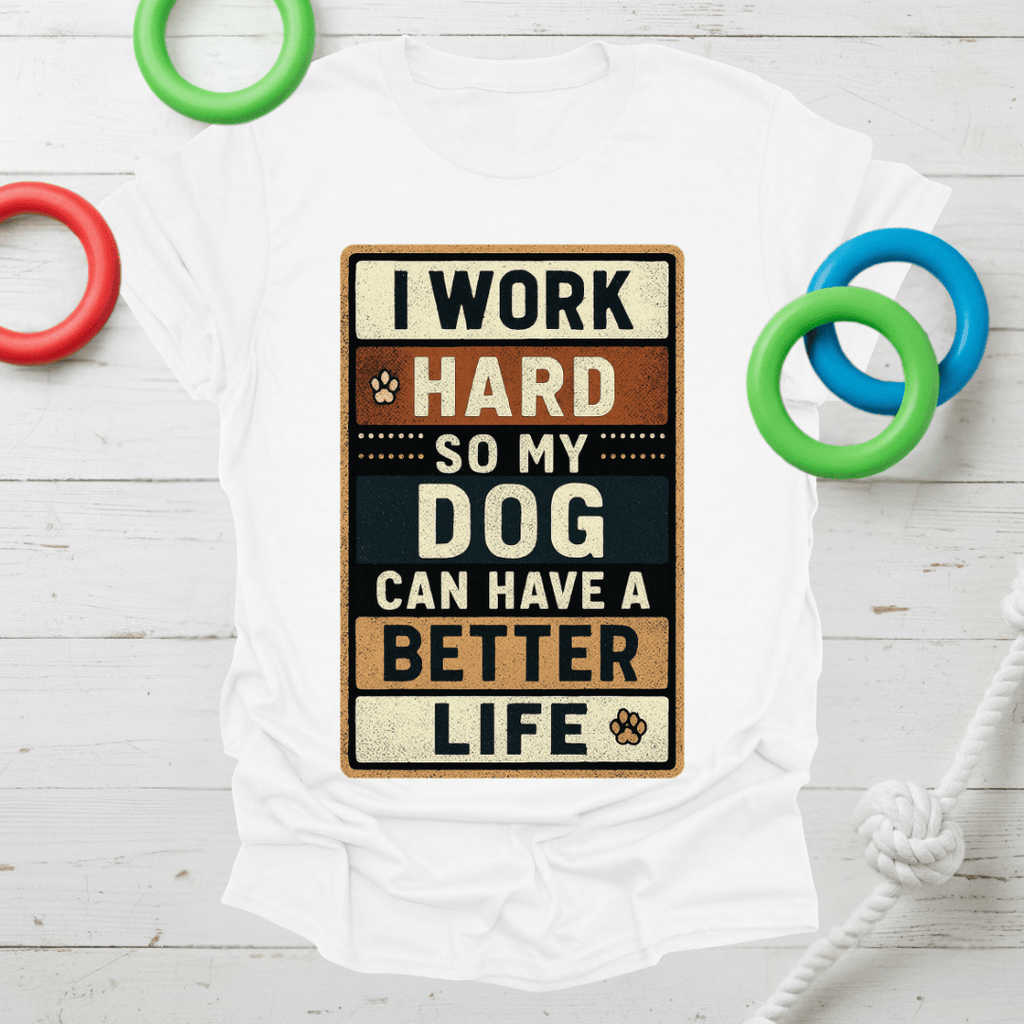 Work Hard for My Dog Tee