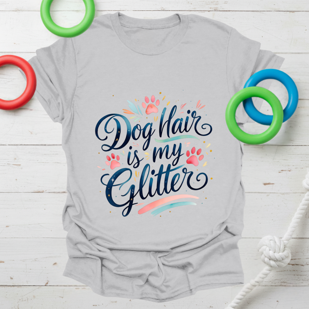 Dog Hair Glitter Tee