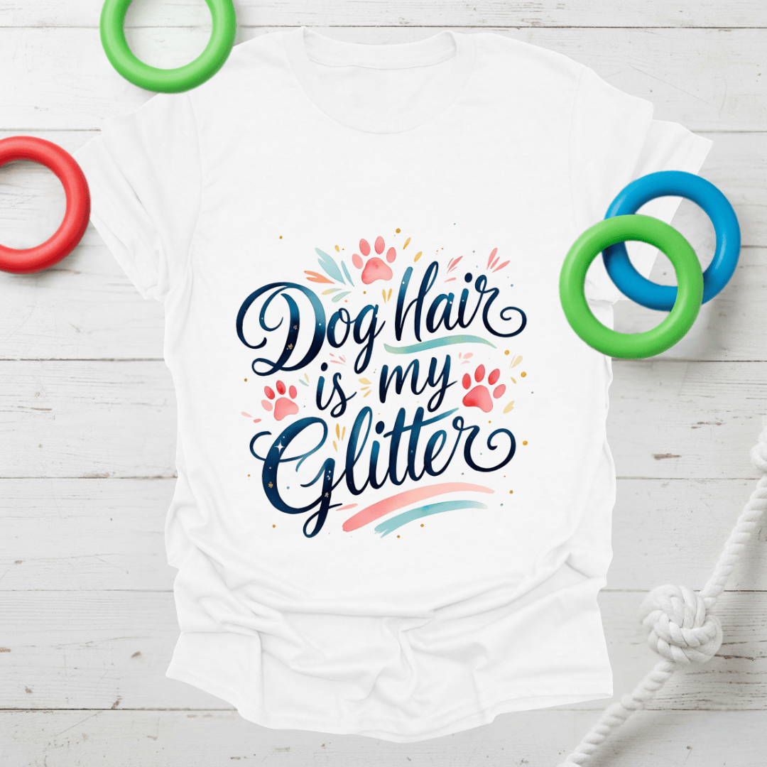 Dog Hair Glitter Tee