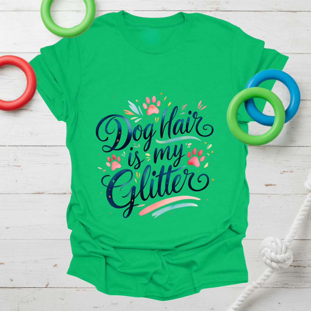 Dog Hair Glitter Tee