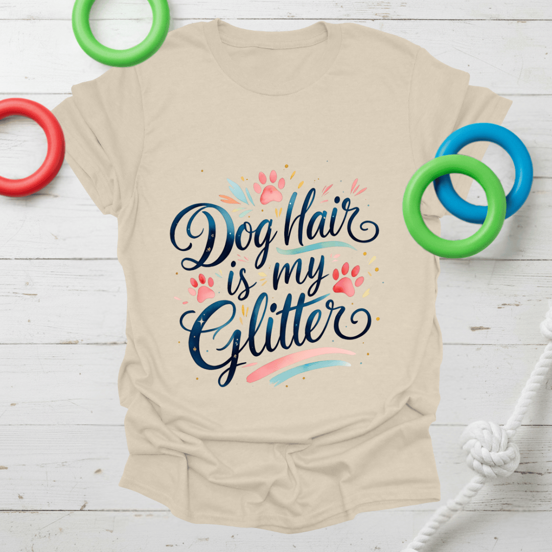 Dog Hair Glitter Tee