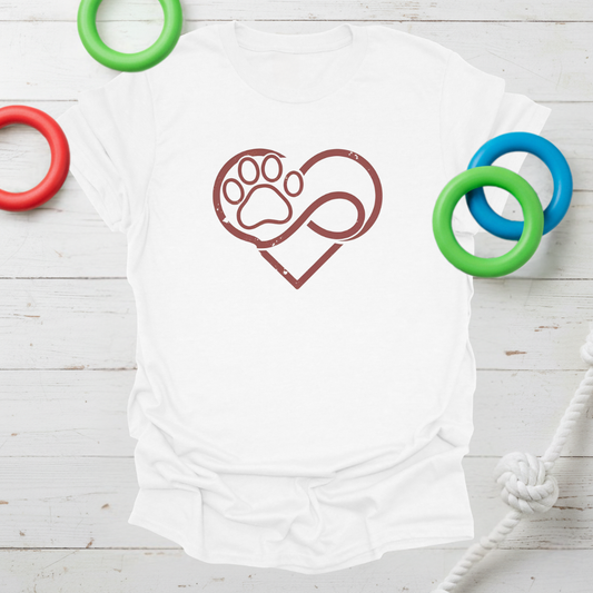 Infinity Paw Heart Tee