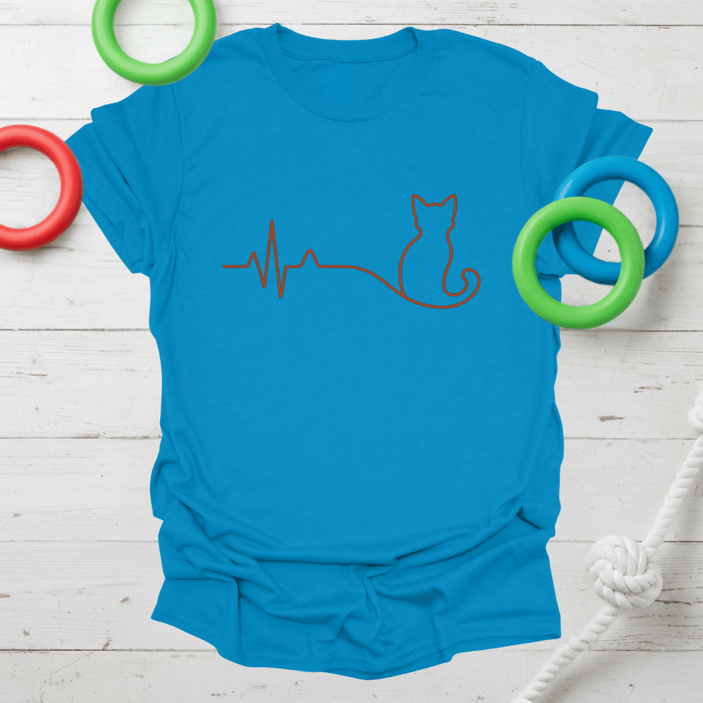 Cat Heartbeat Tee