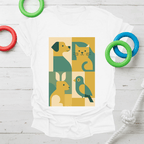 Abstract Pet Friends Tee