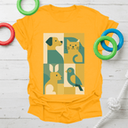 Abstract Pet Friends Tee