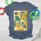 Abstract Pet Friends Tee