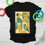 Abstract Pet Friends Tee