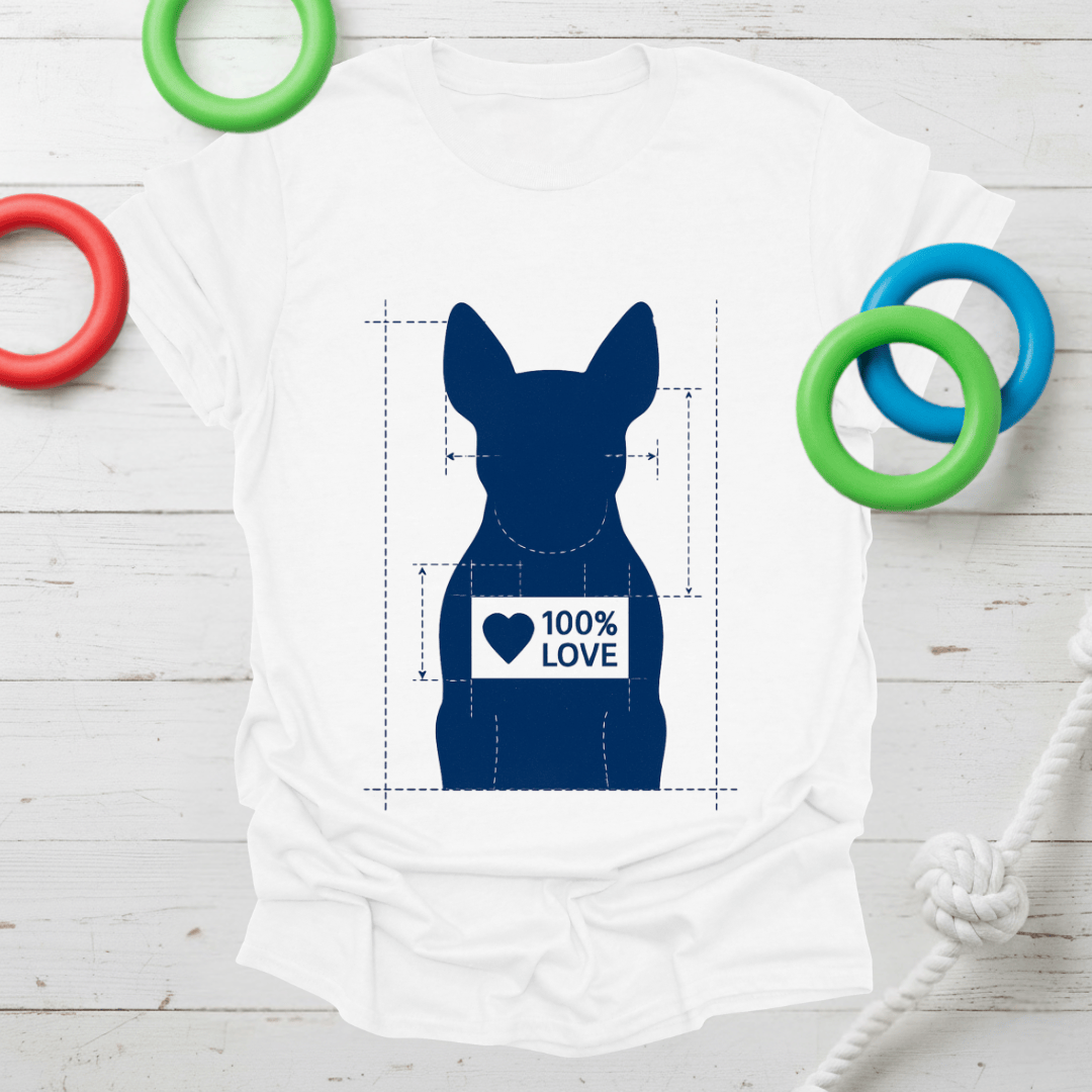 100% Love Blueprint Tee (Frenchie)