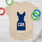 100% Love Blueprint Tee (Frenchie)