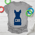 100% Love Blueprint Tee (Frenchie)