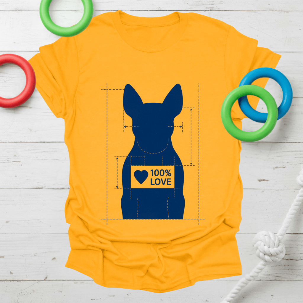 100% Love Blueprint Tee (Frenchie)