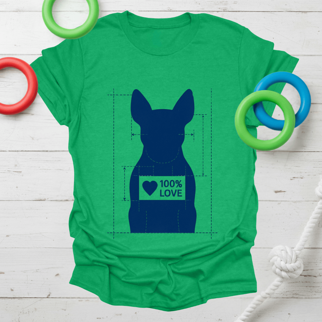 100% Love Blueprint Tee (Frenchie)