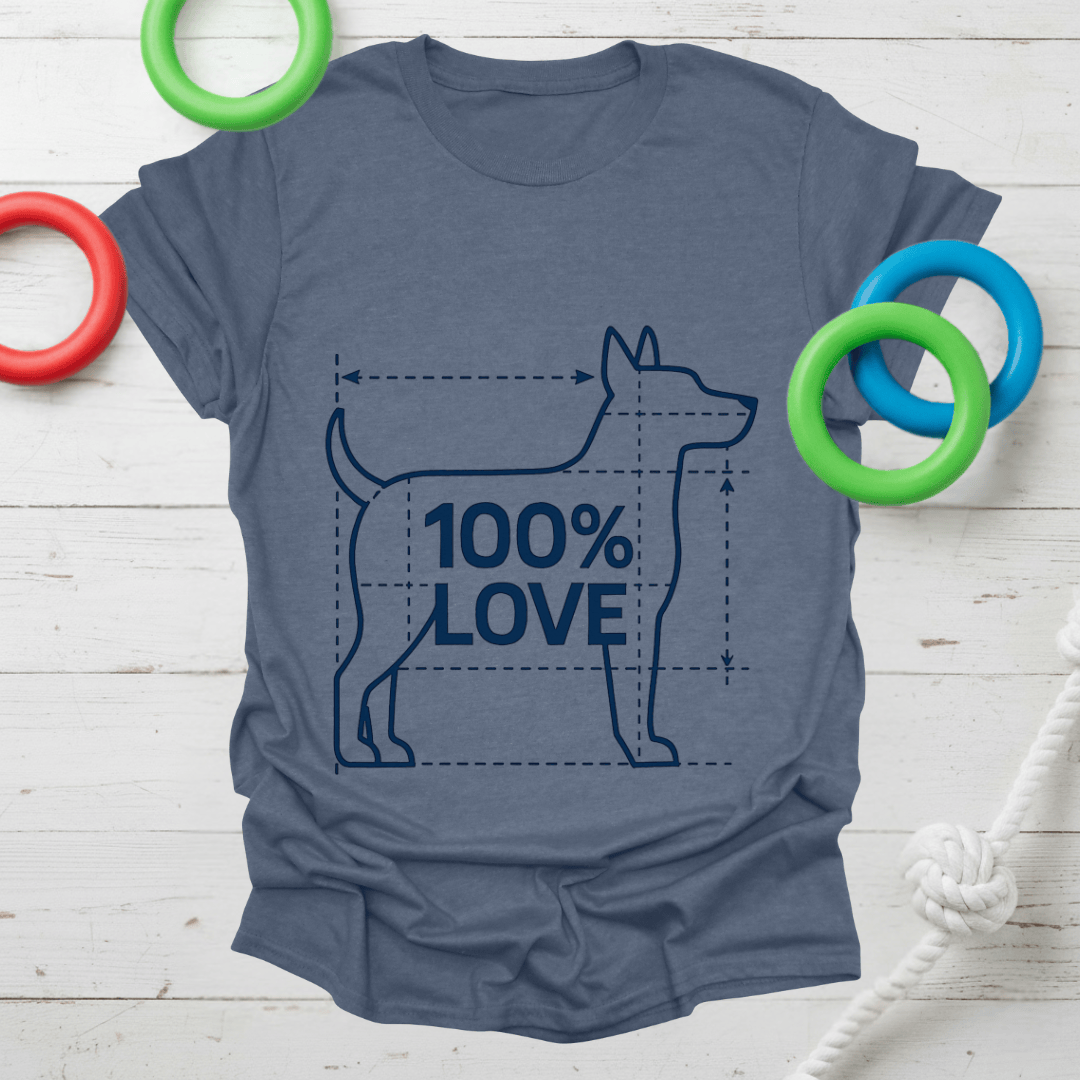 100% Love Blueprint Tee (Dog)