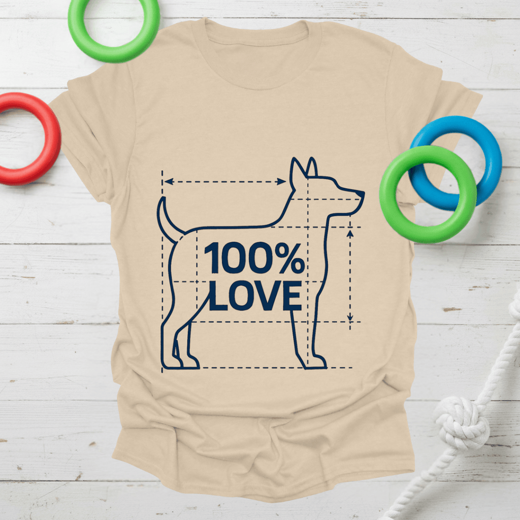 100% Love Blueprint Tee (Dog)
