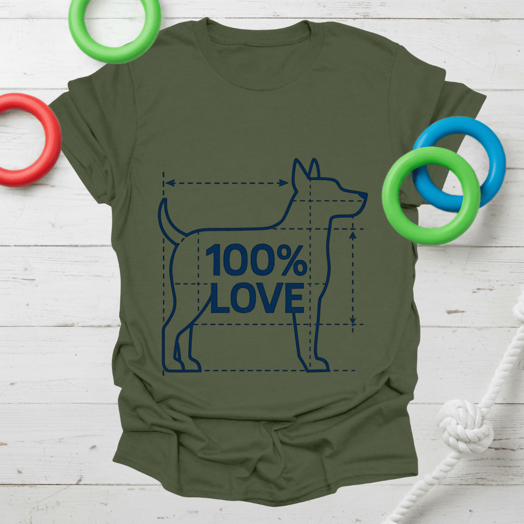 100% Love Blueprint Tee (Dog)