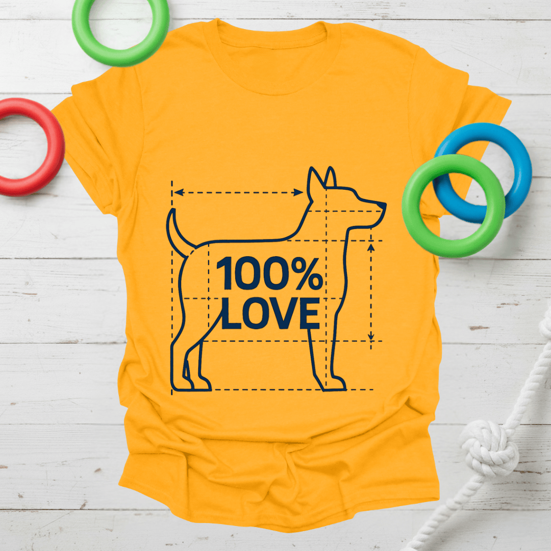 100% Love Blueprint Tee (Dog)