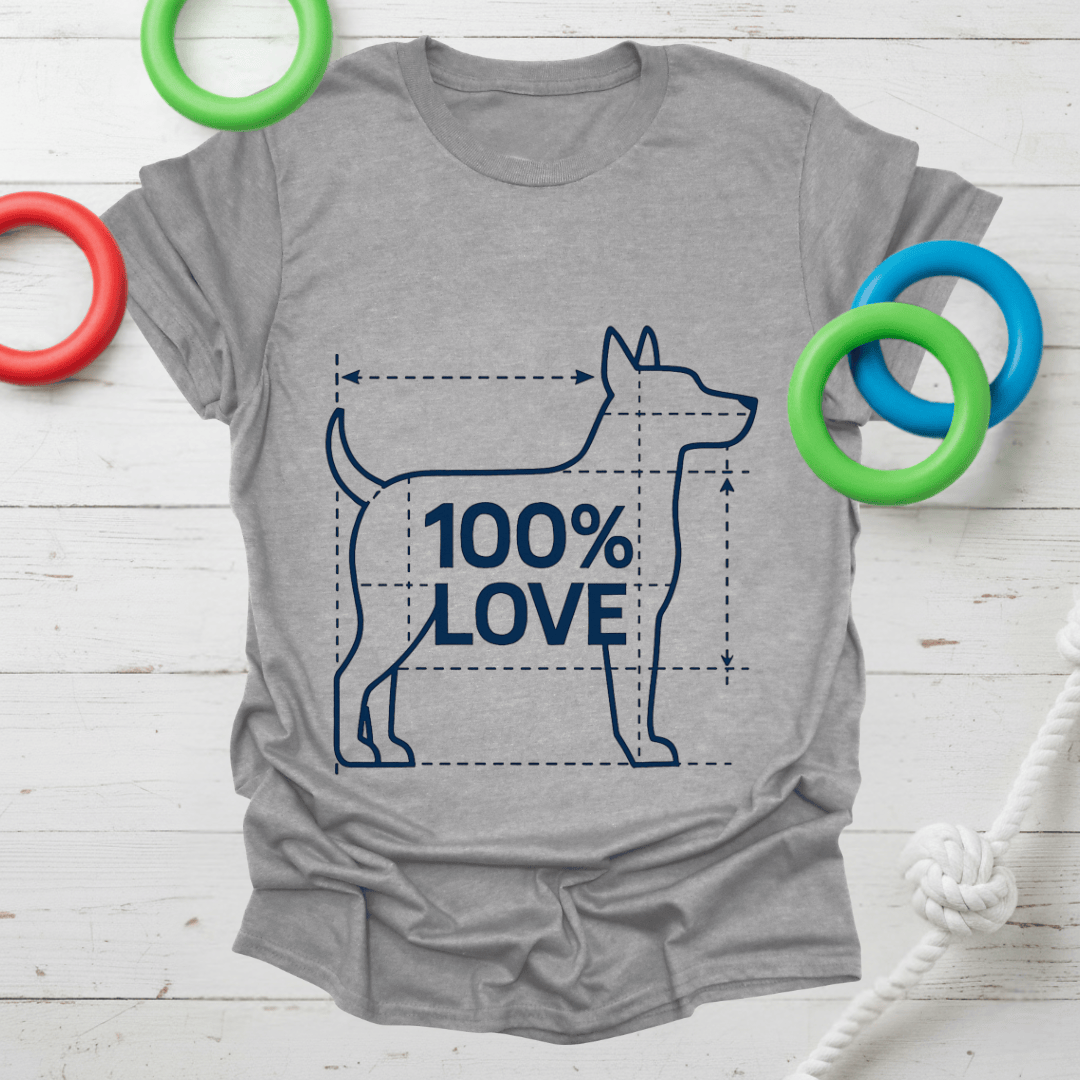 100% Love Blueprint Tee (Dog)