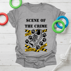 Caution Paw Prints Tee