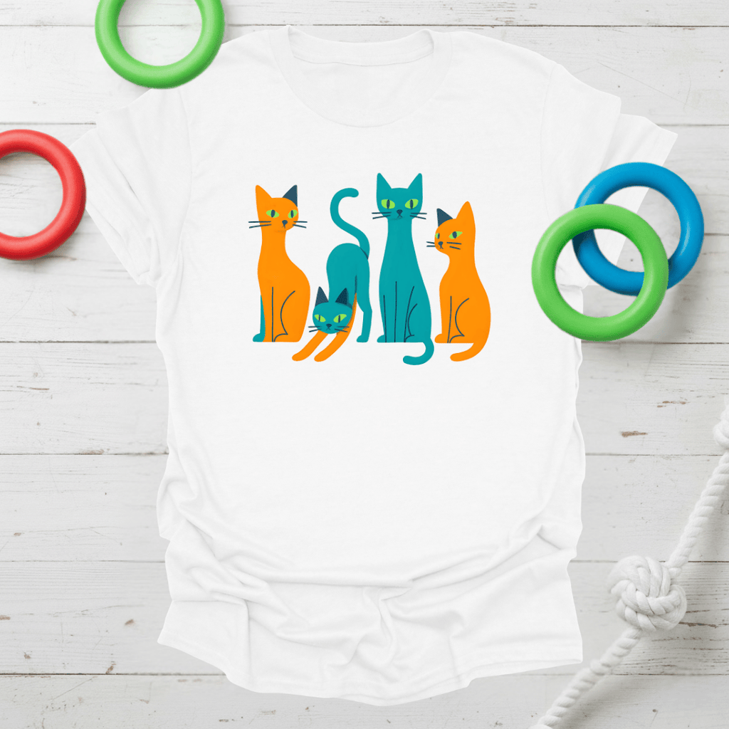 Color Pop Cats Tee