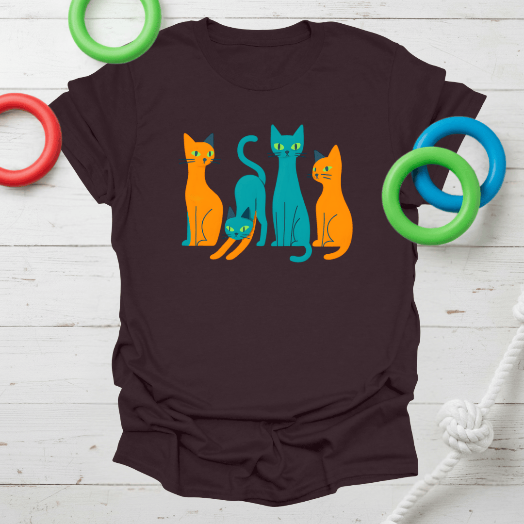 Color Pop Cats Tee