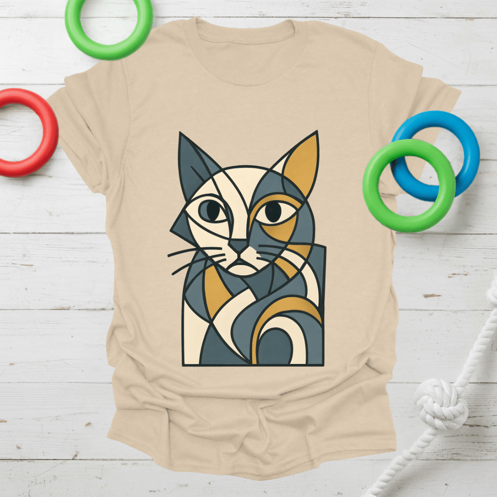 Cubist Cat Tee