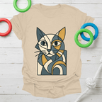 Cubist Cat Tee