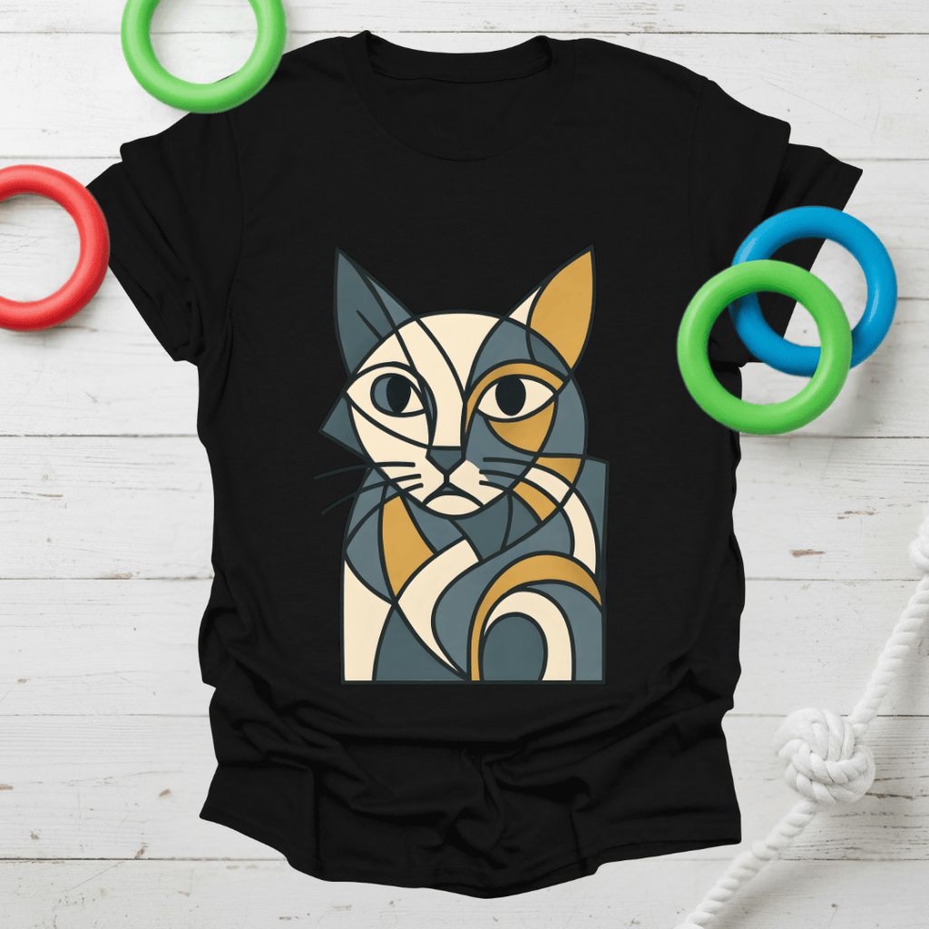 Cubist Cat Tee