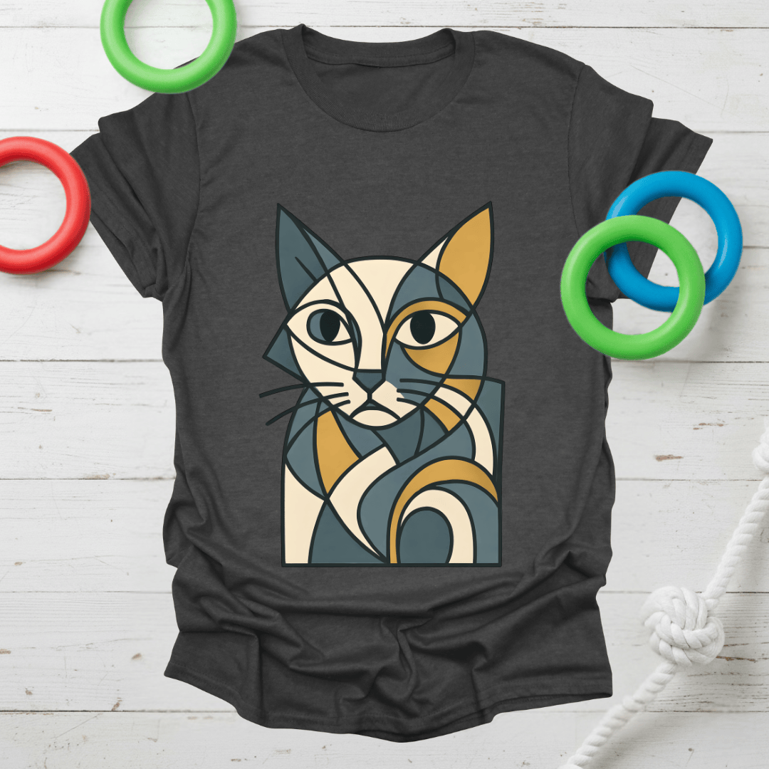 Cubist Cat Tee