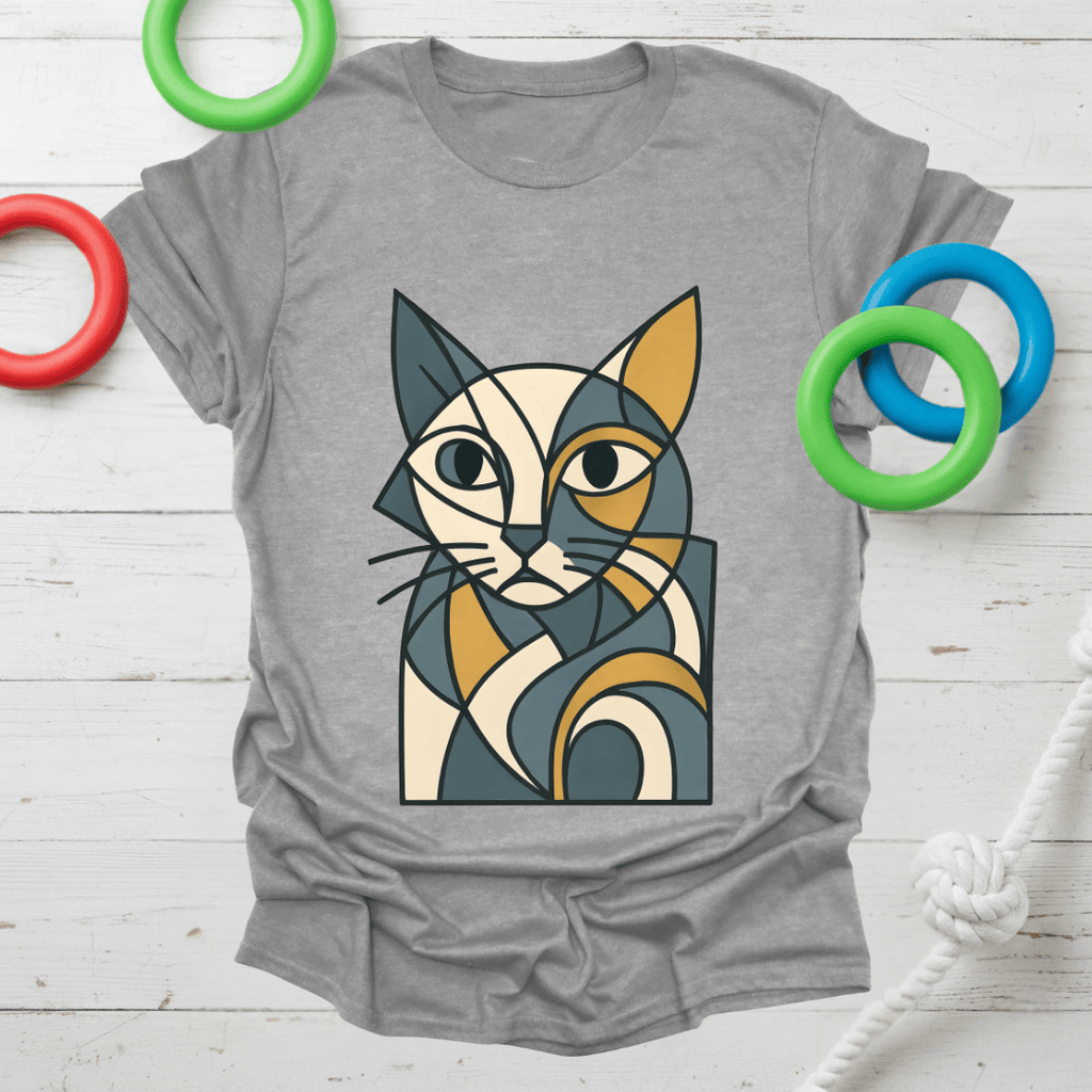 Cubist Cat Tee