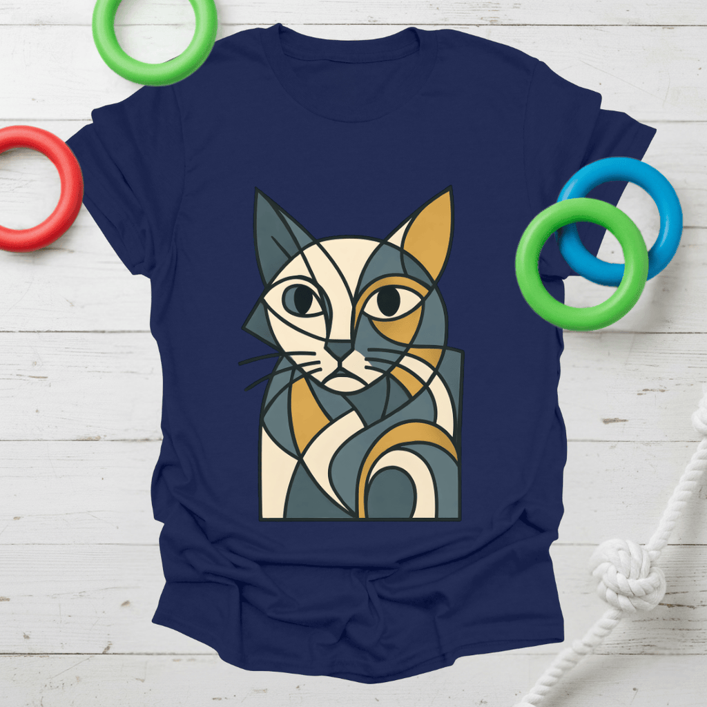 Cubist Cat Tee