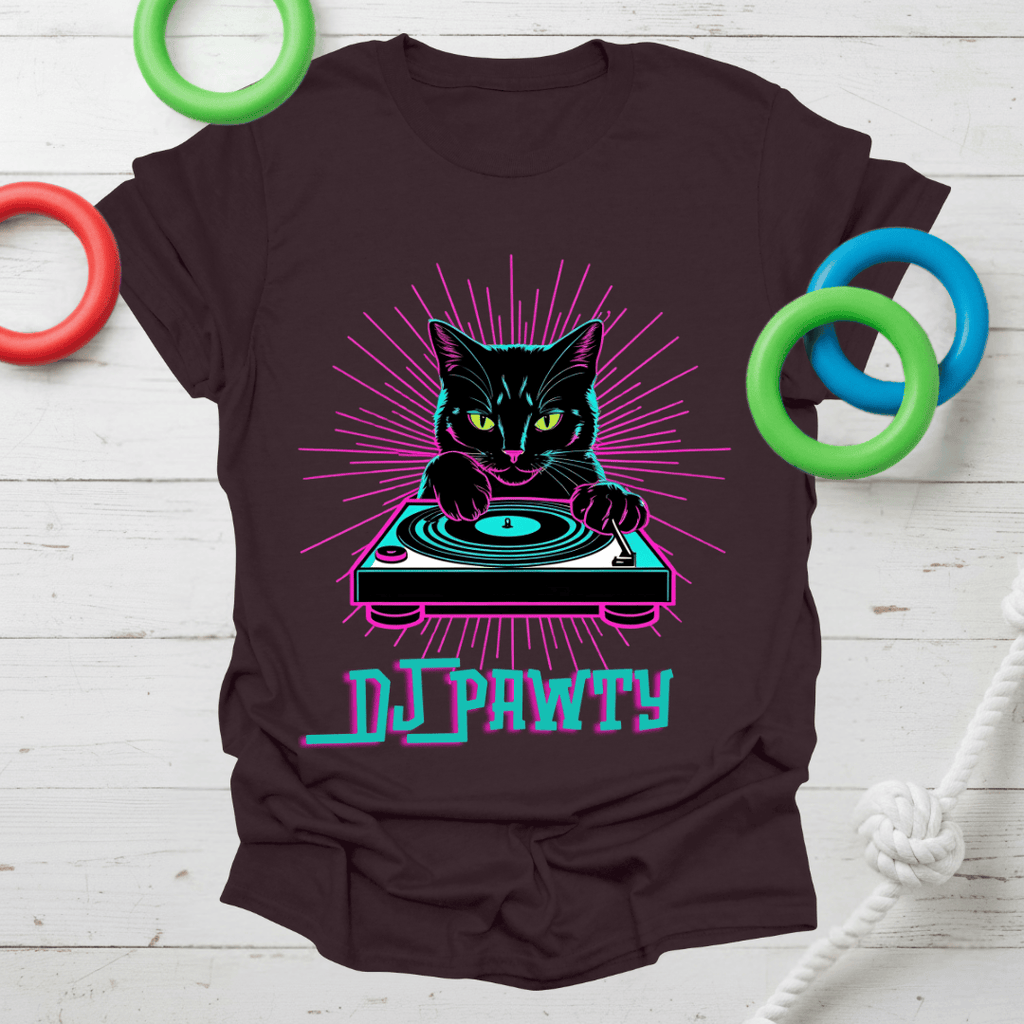 DJ Pawty Cat Tee