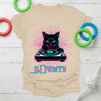 DJ Pawty Cat Tee