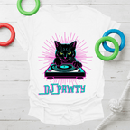 DJ Pawty Cat Tee