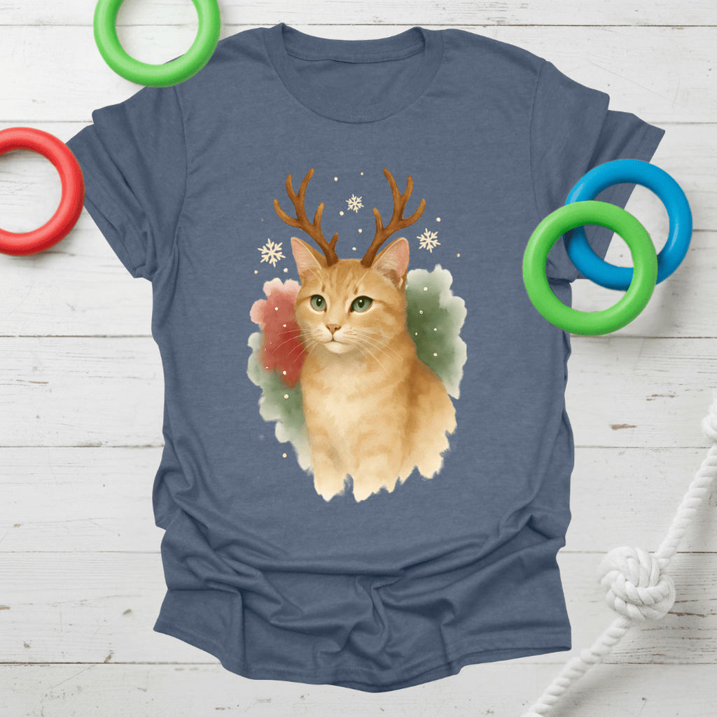 Christmas Ginger Cat Tee
